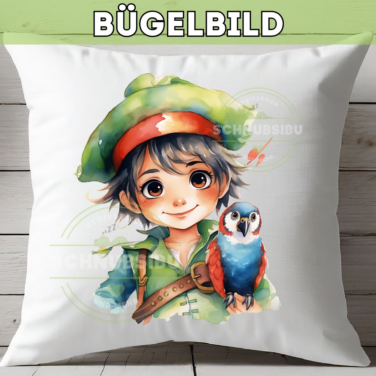 Bügelbild Piratenjunge